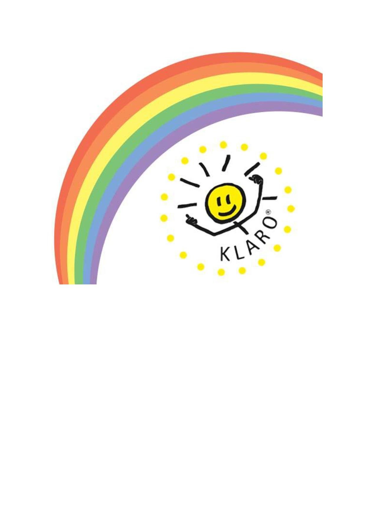 Klaro mit Regenbogen